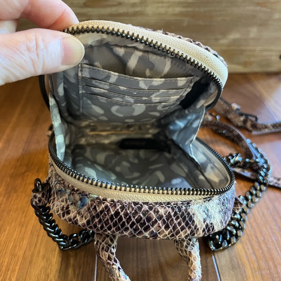 Aimee Kestenberg Leather Snake Print Crossbody - Picture 6 of 8